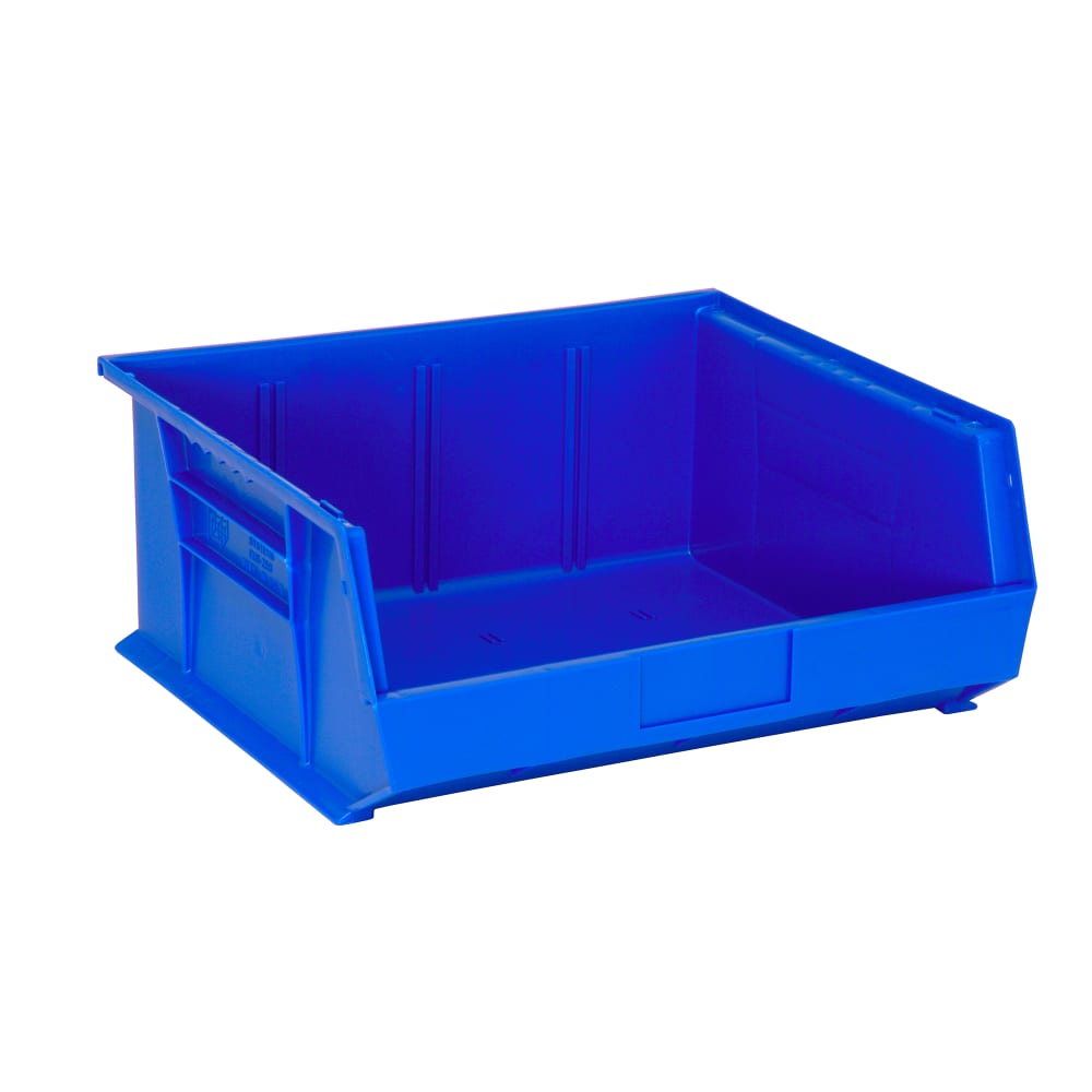 Quantum Food Service Stack & Hang Shelf Bin - 14 3/4" x 16 1/2", Blue (QUS250)