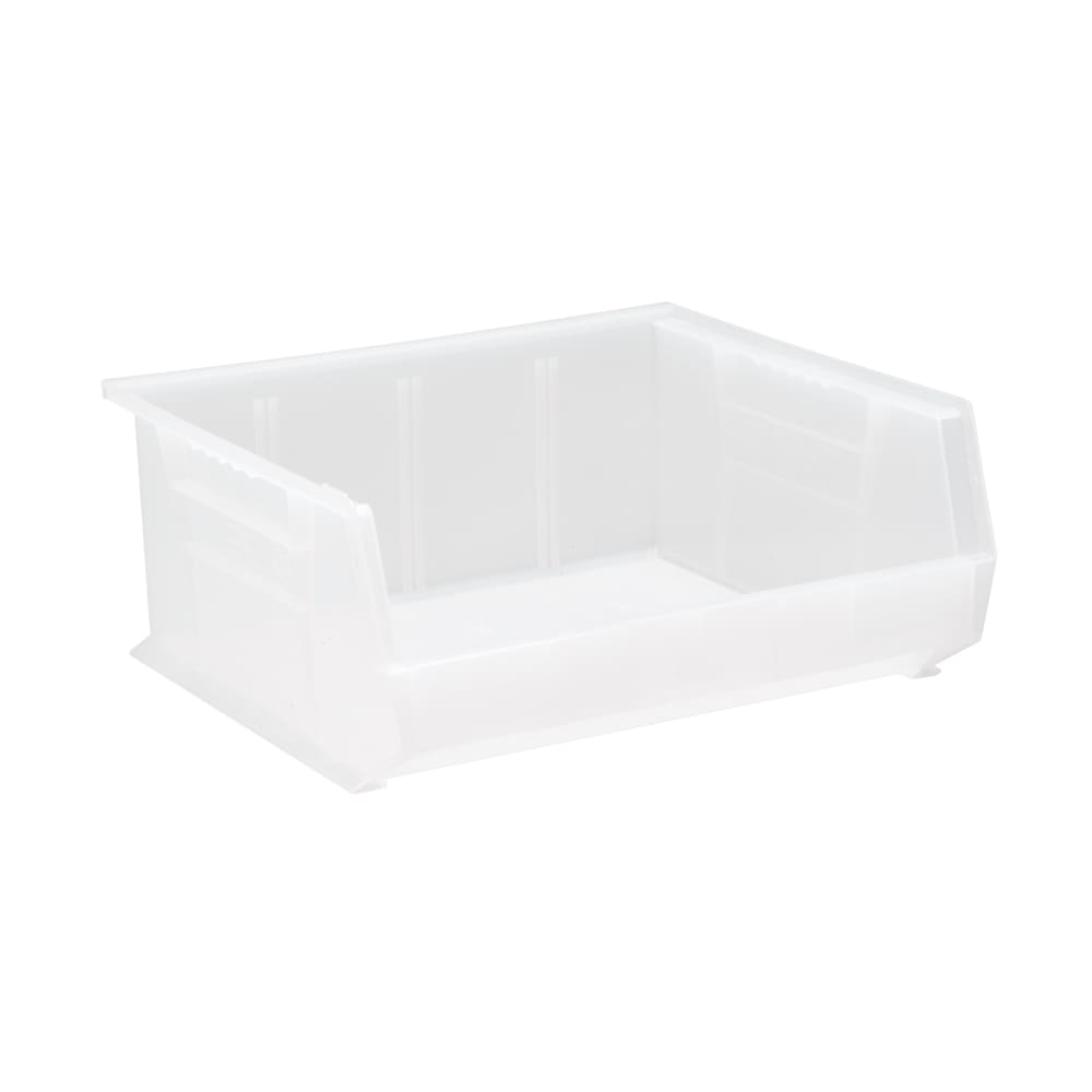 Quantum Food Service Stack & Hang Shelf Bin - 14 3/4" x 16 1/2", Clear (QUS250)