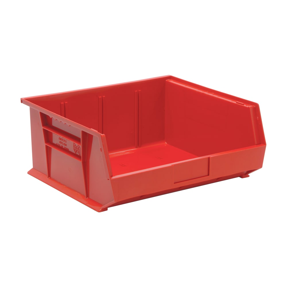 Quantum Food Service Stack & Hang Shelf Bin - 14 3/4" x 16 1/2", Red (QUS250)