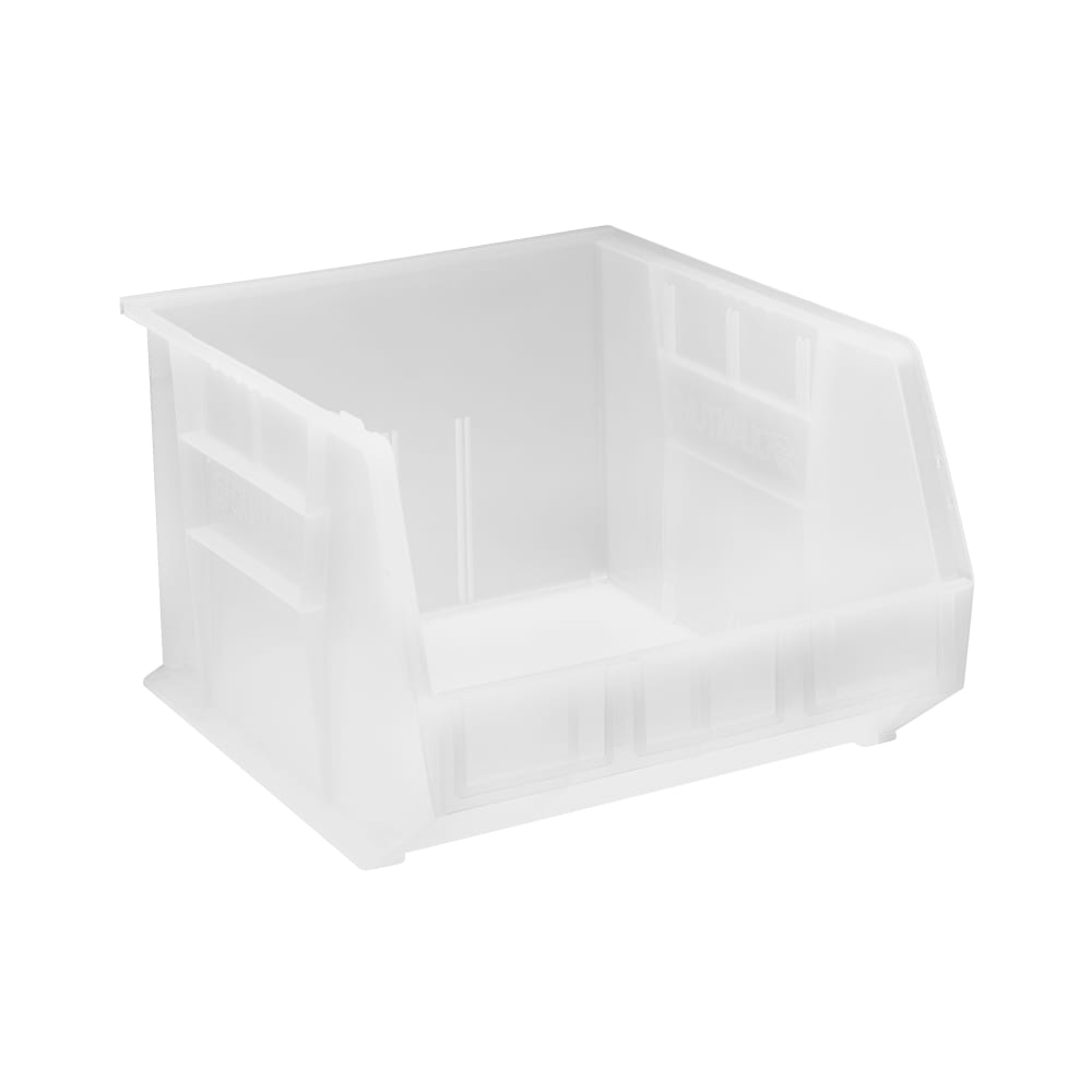 Quantum Food Service Stack & Hang Shelf Bin - 18" x 16 1/2", Clear (QUS270)