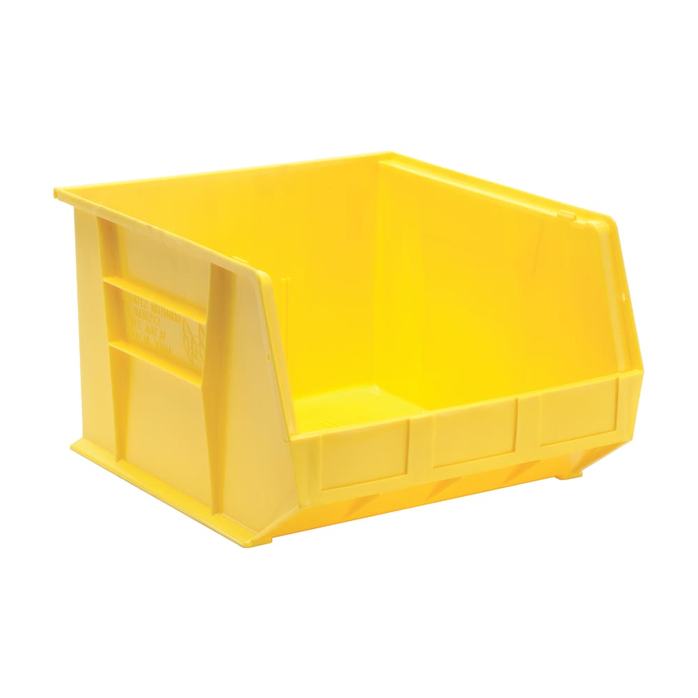 Quantum Food Service Stack & Hang Shelf Bin - 18" x 16 1/2", Yellow (QUS270)