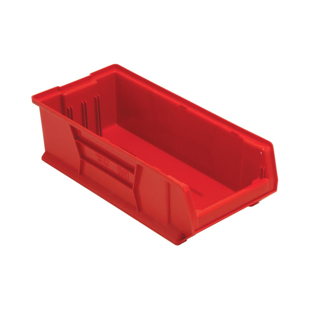 Quantum Food Service Hulk Stack Shelf Container - 11" x 7", Red (QUS952)