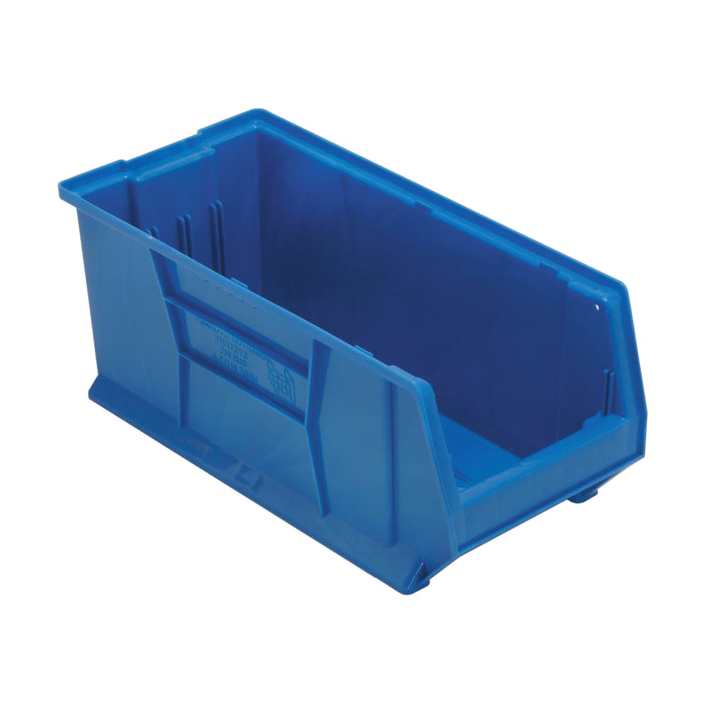 Quantum Food Service Hulk Stack Shelf Container - 11" x 10", Black (QUS953)