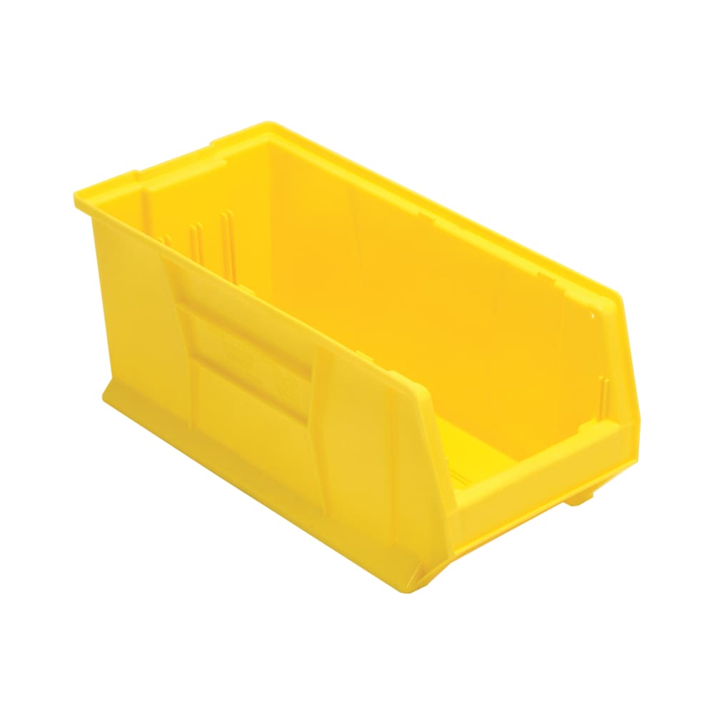 Quantum Food Service Hulk Stack Shelf Container - 11" x 10", Yellow (QUS953)