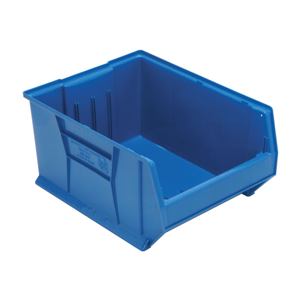 Quantum Food Service Hulk Stack Shelf Container - 23 7/8" x 18 1/4", Black (QUS955)