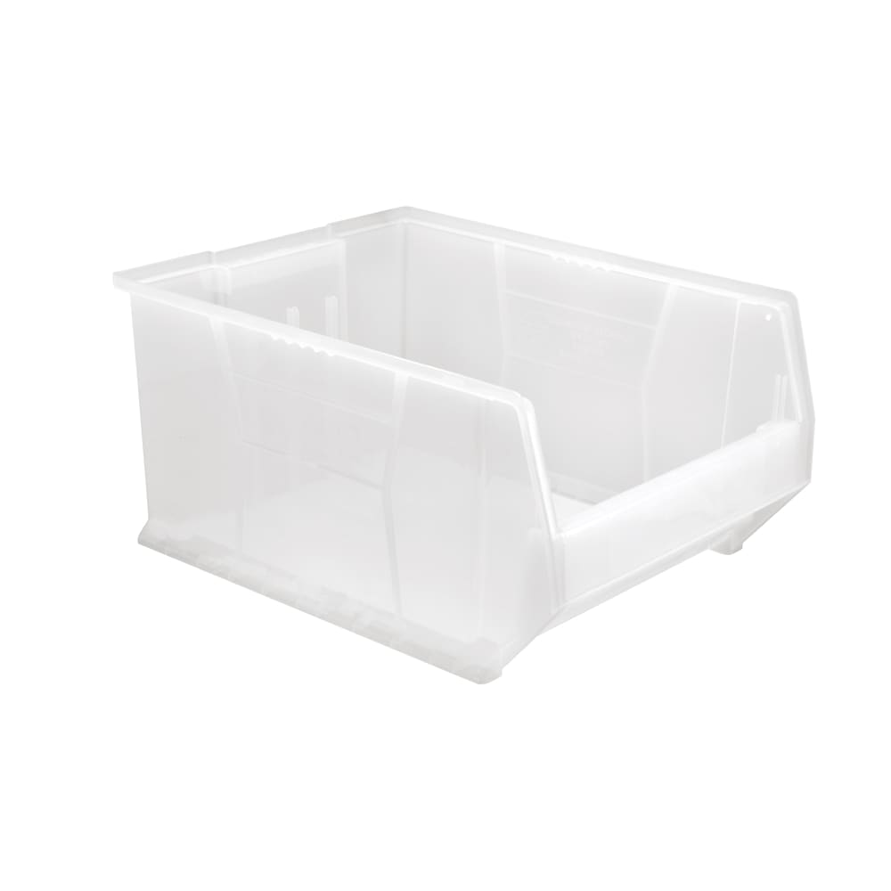 Quantum Food Service Hulk Stack Shelf Container - 23 7/8" x 18 1/4", Clear (QUS955)