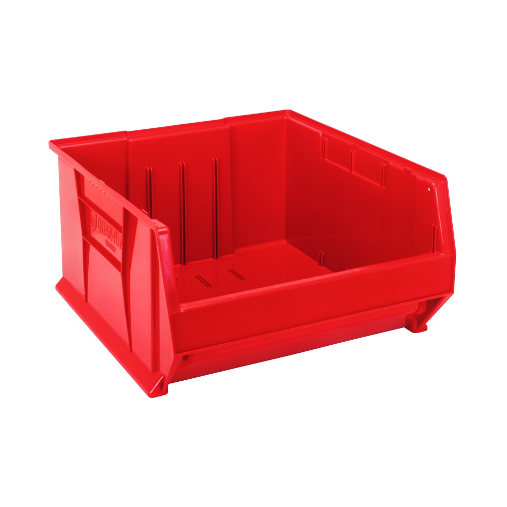 Quantum Food Service Hulk Stack Shelf Container - 23 7/8" x 22 1/2", Red (QUS957)
