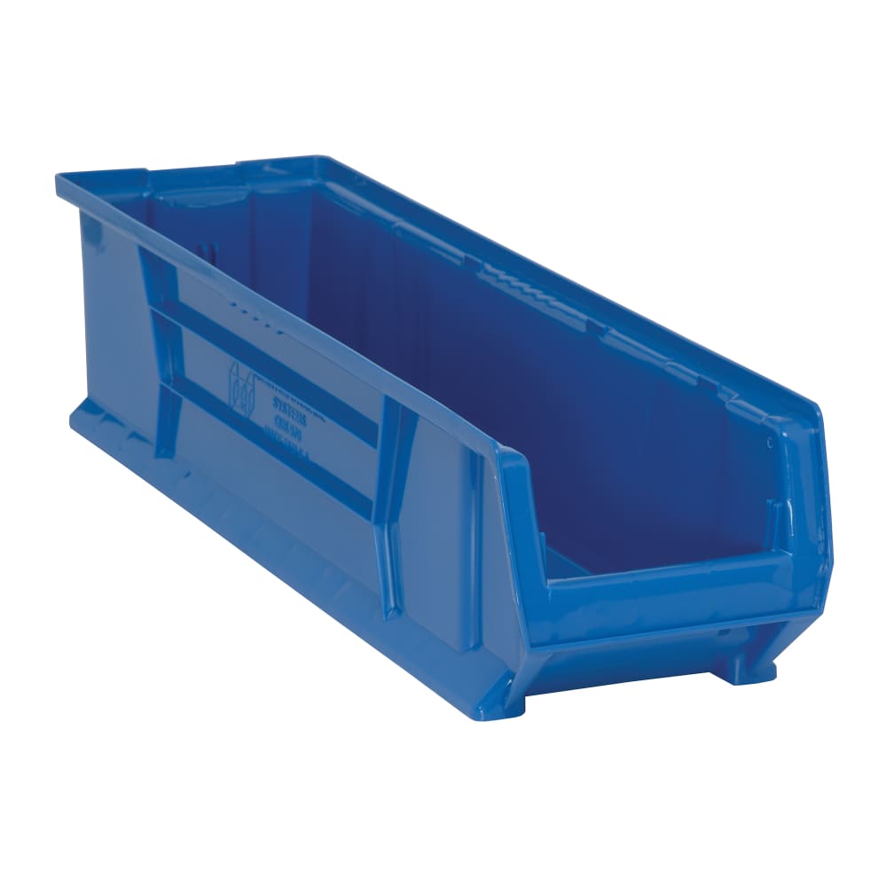 Quantum Food Service Hulk Stack Shelf Container - 29 7/8" x 8 1/4", Blue (QUS970)