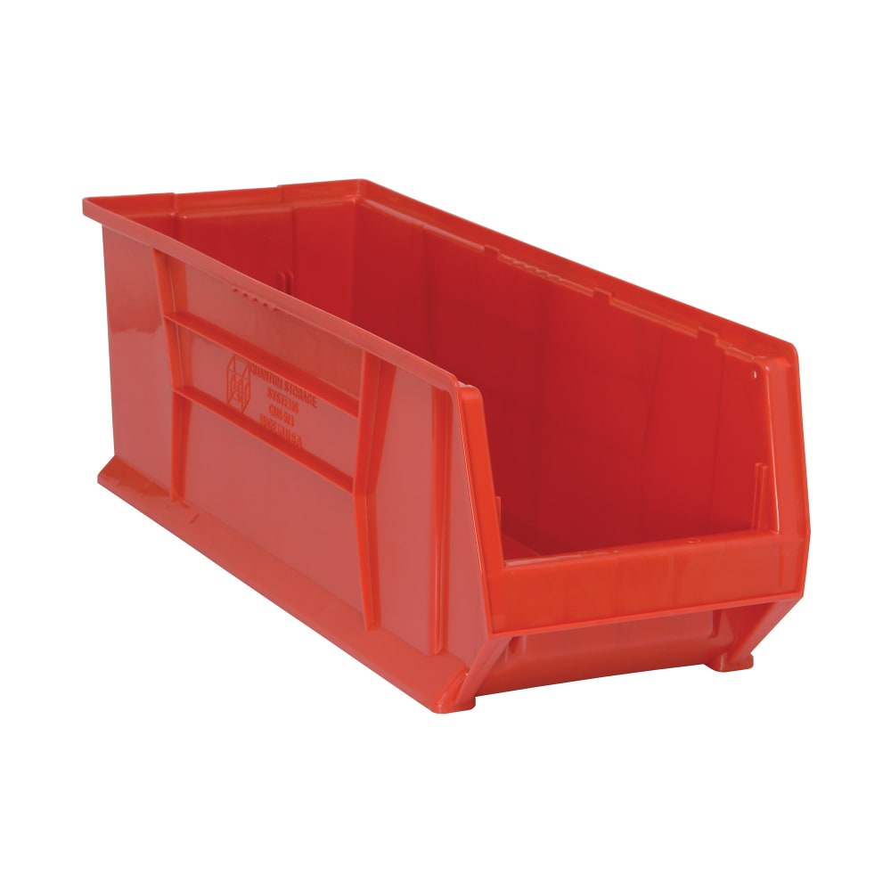 Quantum Food Service Hulk Stack Shelf Container - 29 7/8" x 11", Red (QUS973)
