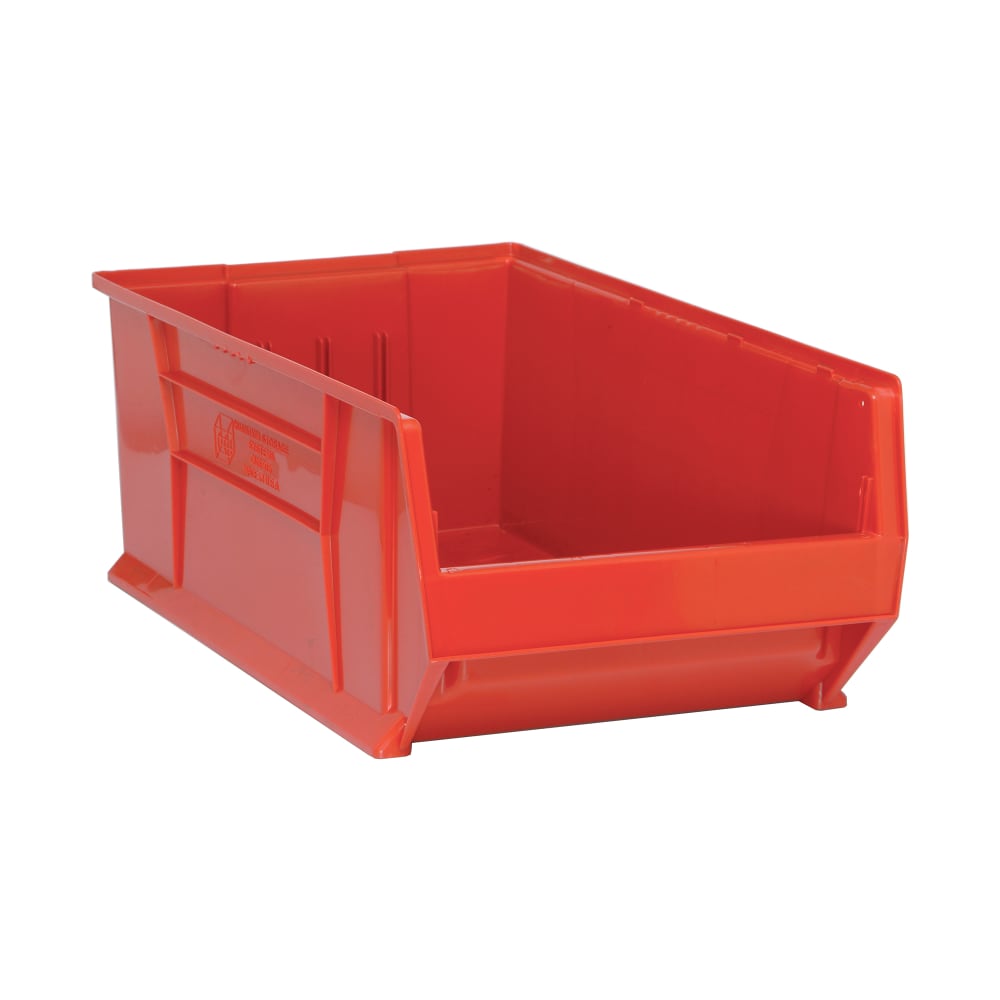 Quantum Food Service Hulk Stack Shelf Container - 29 7/8" x 18 1/4", Red (QUS975)