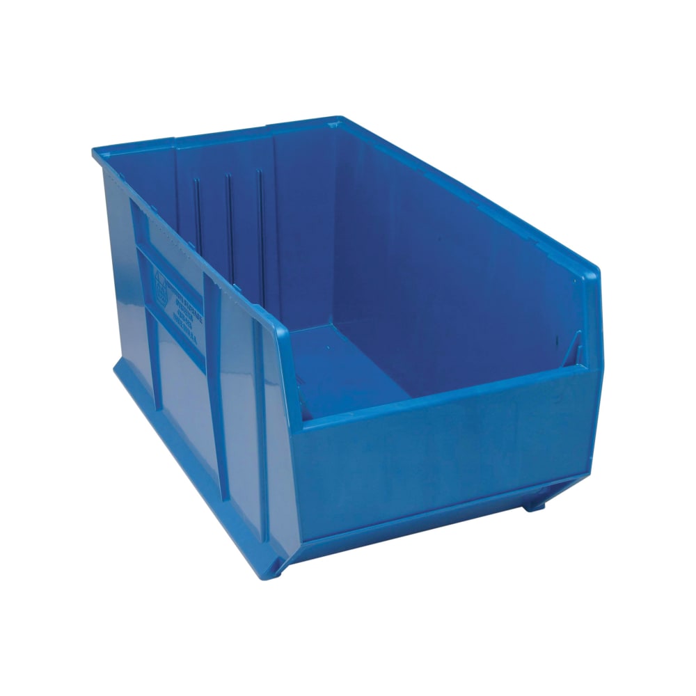 Quantum Food Service Hulk Stack Shelf Container - 35 7/8" x 19 7/8", Blue (QUS995)