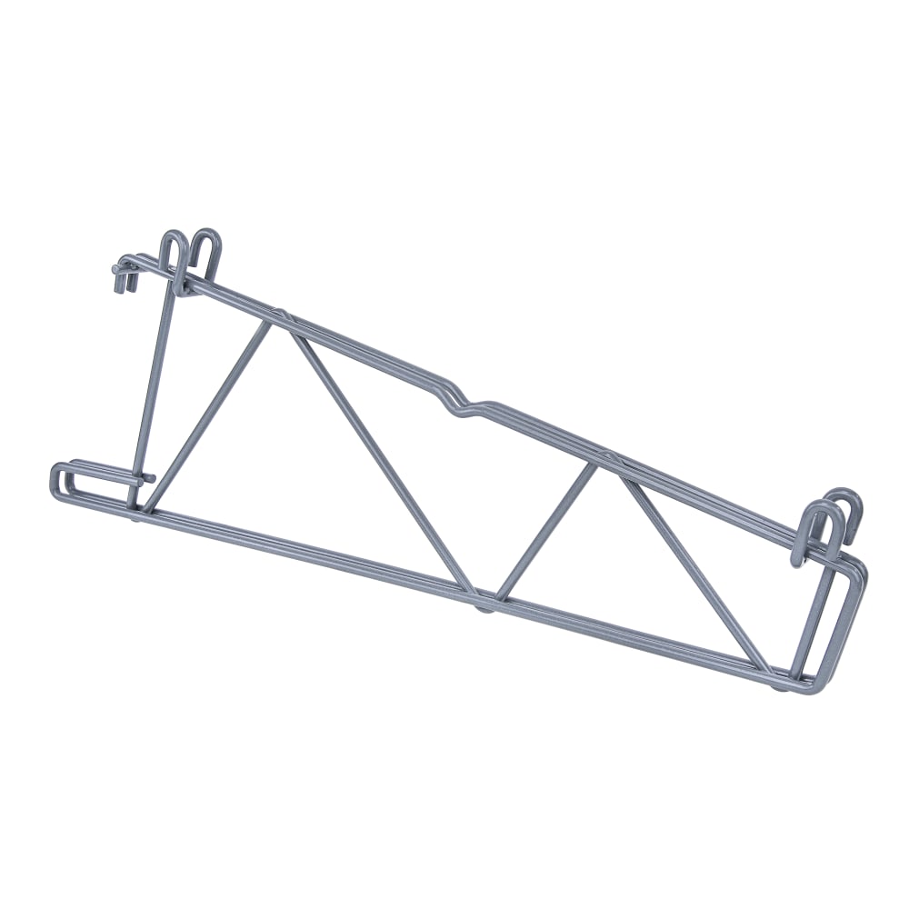 Quantum Food Service 18" Store Grid Double Shelf Mount Bracket - Gray (SG-CD18GY)