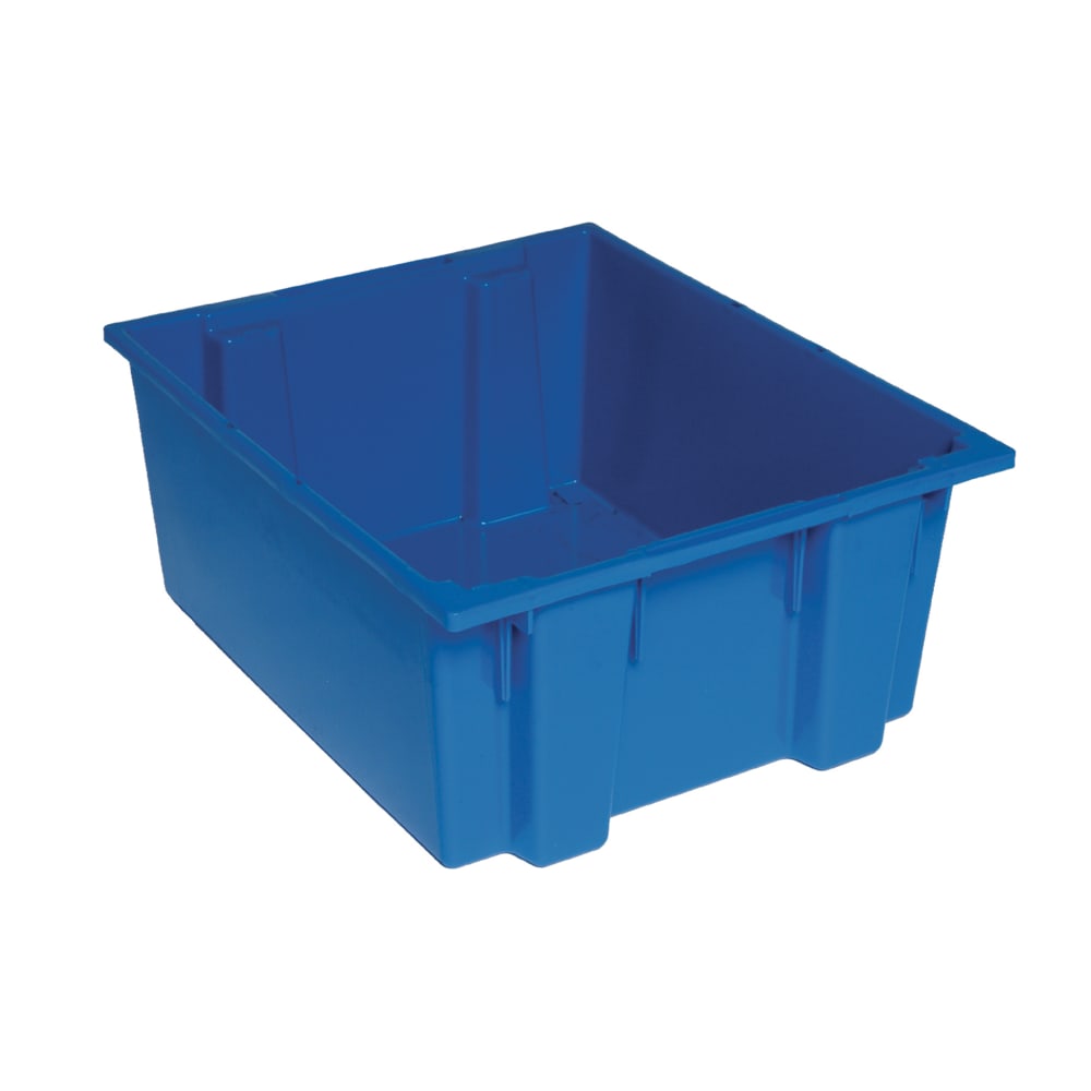 Quantum Food Service Stack & Nest Shelf Tote - 23 1/2" x 19 1/2", Blue (SNT225)
