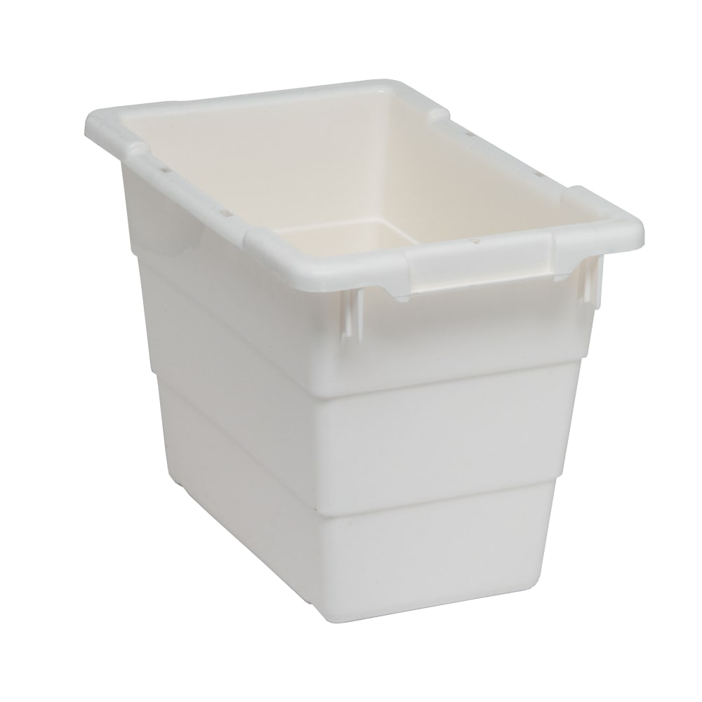Quantum Food Service Cross Stack Shelf Tub - 17 1/4" x 11", White (TUB1711-12)