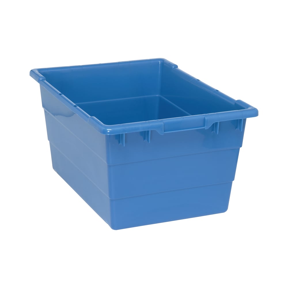 Quantum Food Service Cross Stack Shelf Tub - 23 3/4" x 17 1/4", Blue (TUB2417-12)