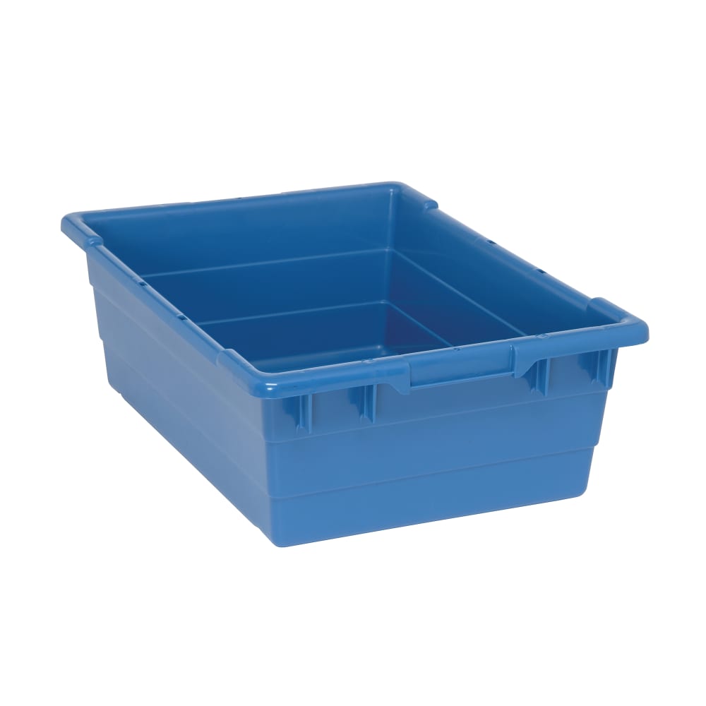 Quantum Food Service Cross Stack Shelf Tub - 23 3/4" x 17 1/4", Blue (TUB2417-8)