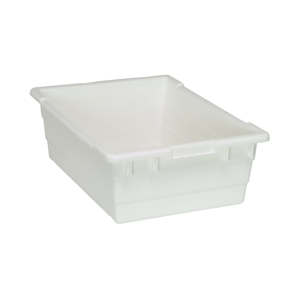 Quantum Food Service Cross Stack Shelf Tub - 23 3/4" x 17 1/4", White (TUB2417-8)
