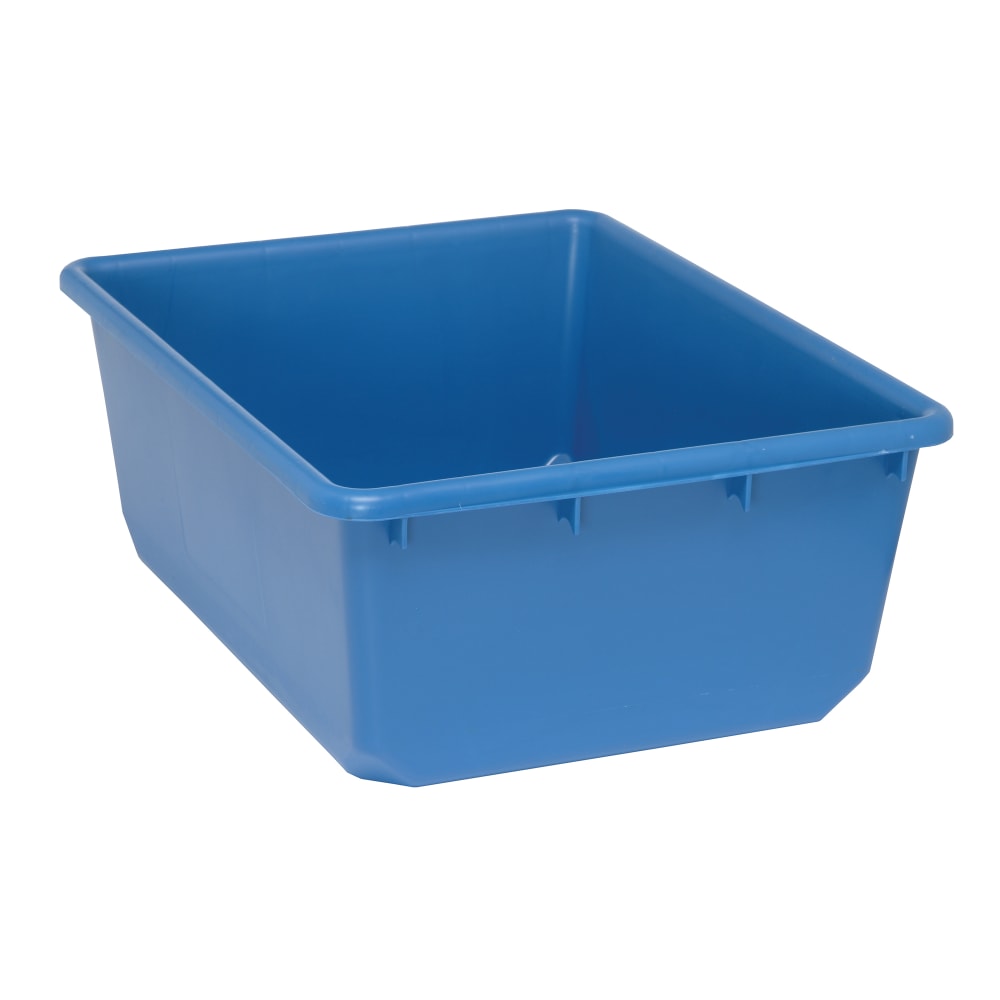 Quantum Food Service QuanTub Stack & Nest Shelf Tote - 24 1/2" x 19", Blue (TUB2419-9)