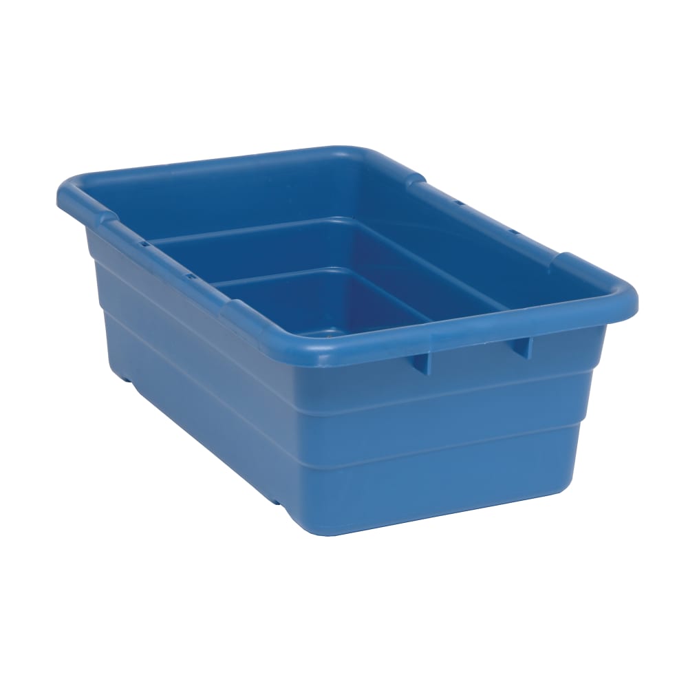 Quantum Food Service Cross Stack Shelf Tub - 25 1/8" x 16", Blue (TUB2516-8)