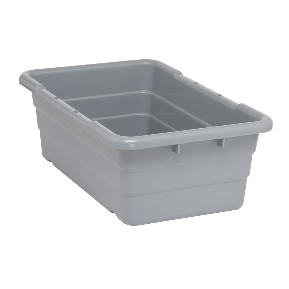Quantum Food Service Cross Stack Shelf Tub - 25 1/8" x 16", Gray (TUB2516-8)