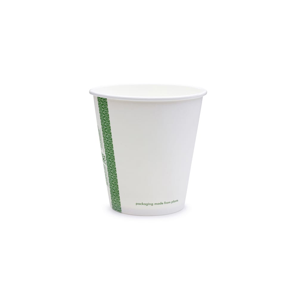 Vegware 10 oz Disposable Hot Cup - PLA, Printed (LV-10G)
