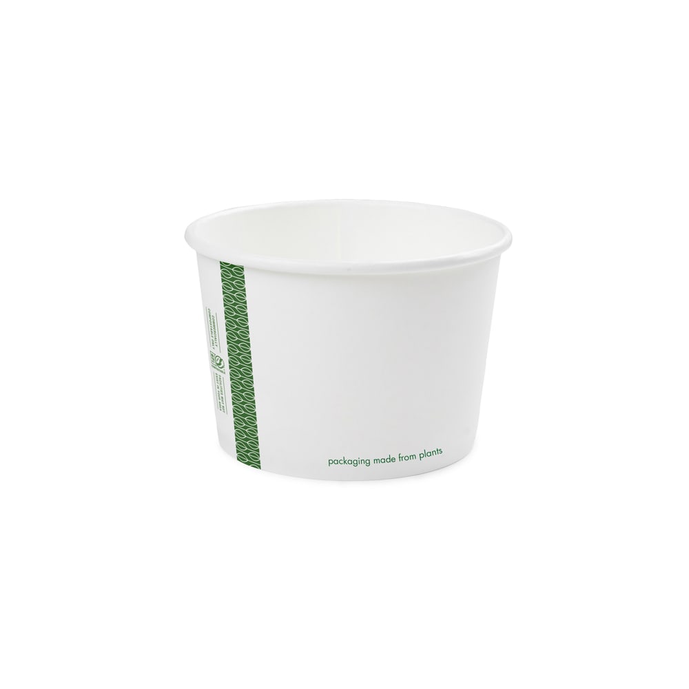 Vegware 16 oz Soup Container - PLA, White (SC-16G)
