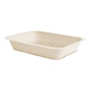 Vegware 42 oz Rectangular Food Container - Molded Fiber, White (V5-GB42) thumbnail 2