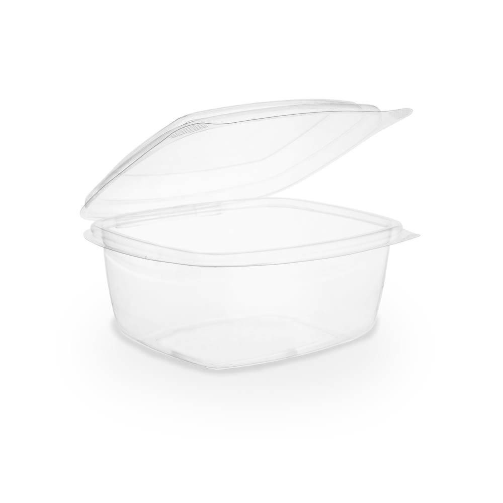 Vegware 16 oz Deli Container w/ Lid - PLA, Clear (VHD-16)