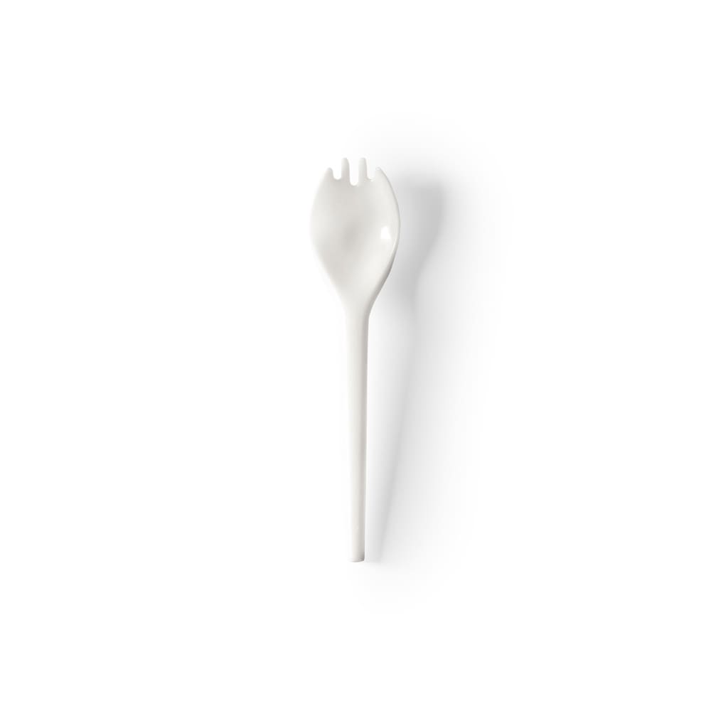 Vegware 6" Disposable Spork - PLA, White (VW-SK6)