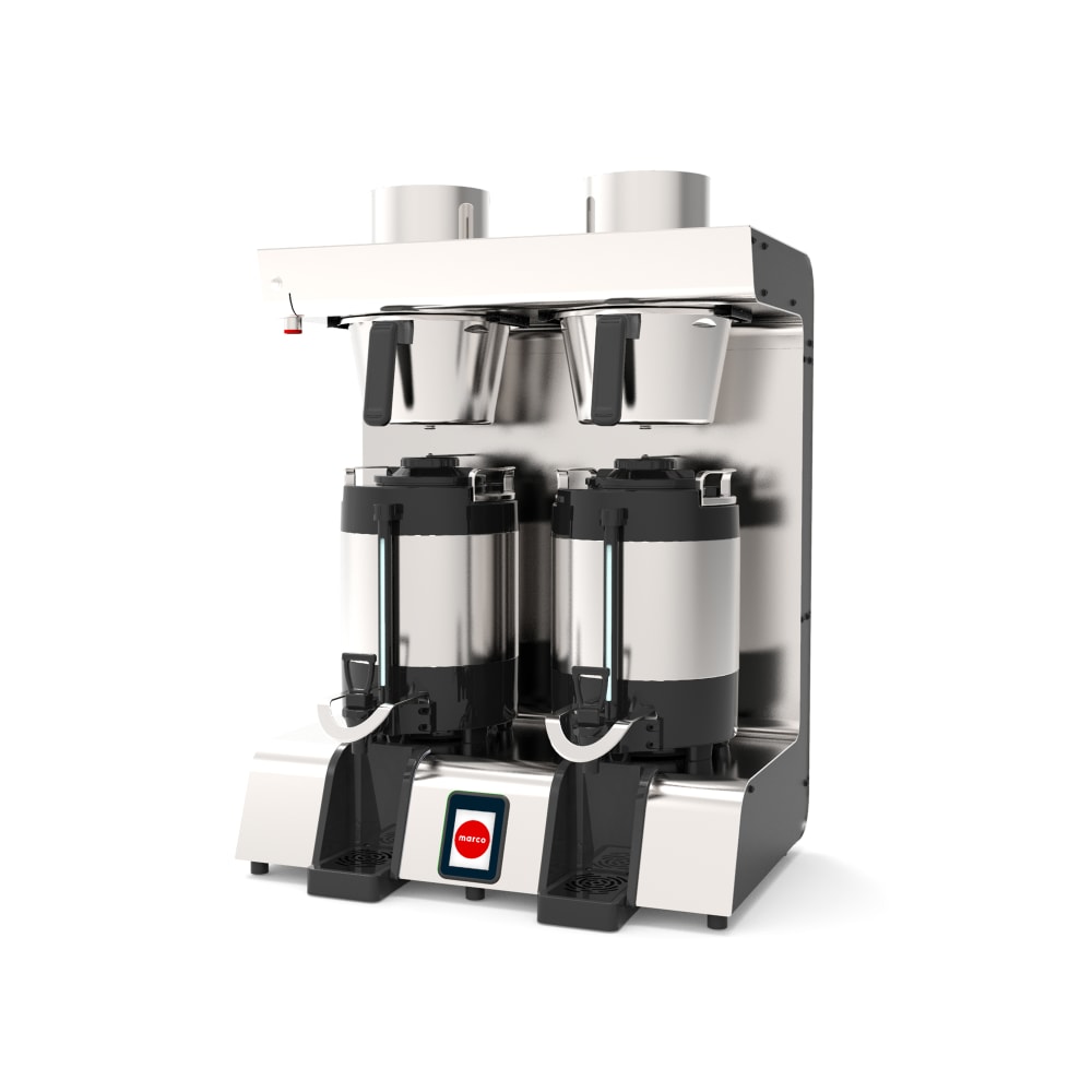 Marco Beverage Systems 1000855US Jet Series Automatic Twin Coffee Brewer w/ 3 gal/hr Capacity, 230v/1ph