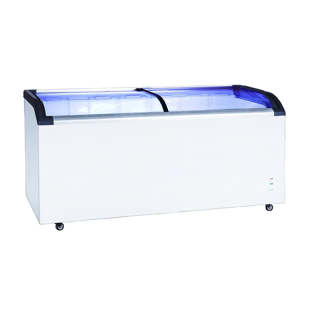 Black Diamond BDCF-19-CG 71 1/4" Mobile Chest Freezer w/ (6) Baskets - White, 115v