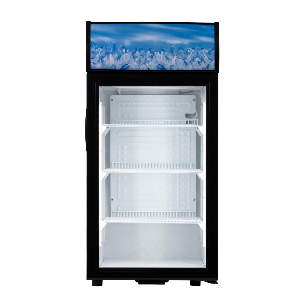 Black Diamond CDRF-1D/2.7 18 1/10" Countertop Refrigerator w/ Front Access - Swing Door, Black, 110v