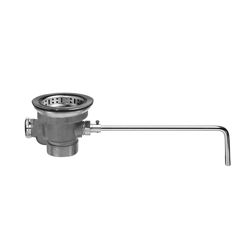 Fisher 22411 Waste Valve w/ Locking Basket Strainer, Brass