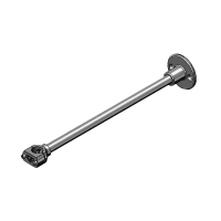 Fisher 2902-12 Pre Rinse Wall Bracket w/ 12" Adjustable Rod thumbnail 2