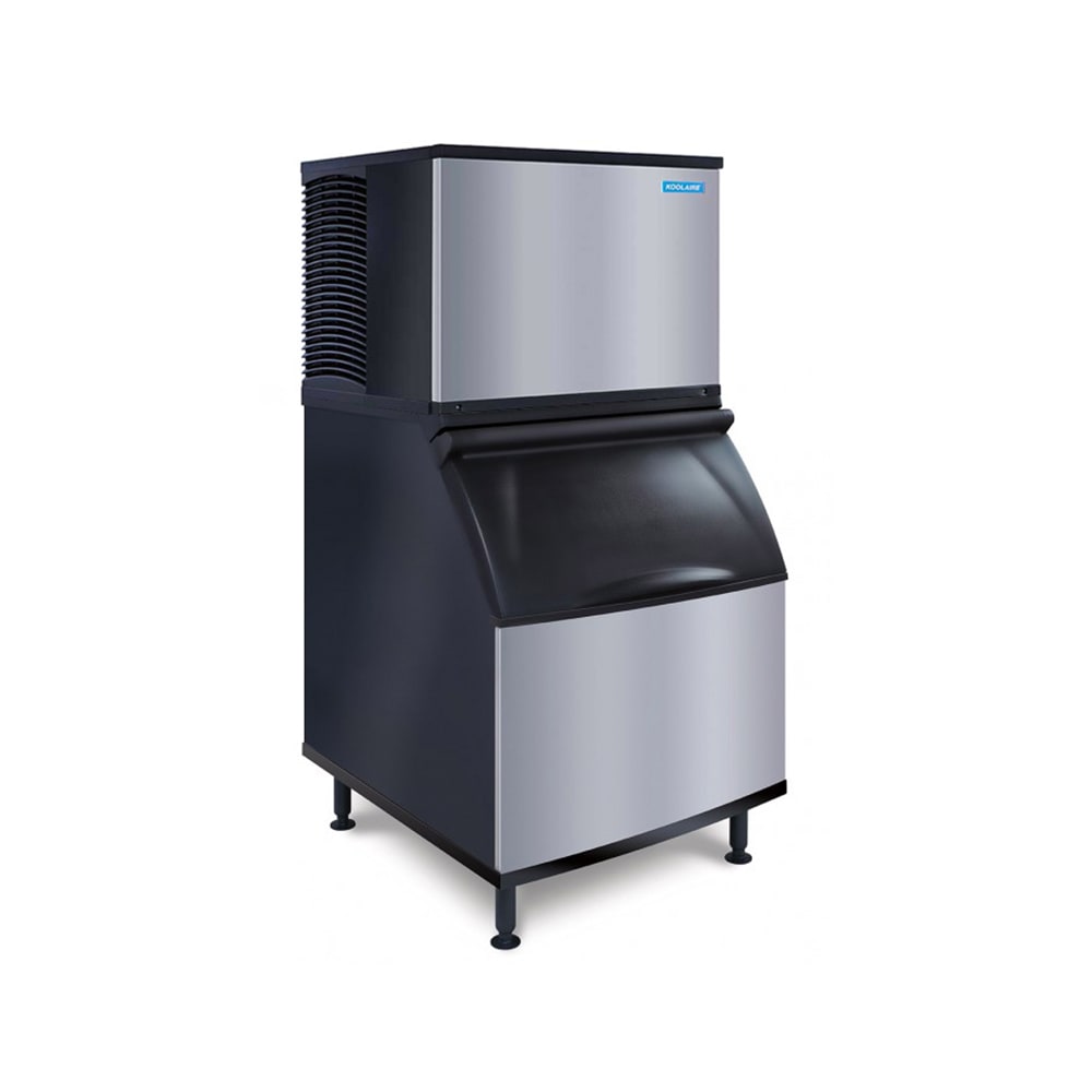 Koolaire KDT0400A/K400 440 lb KDT Series Full Cube Ice Machine w/ Bin - 365 lb Storage, Air Cooled, 115v