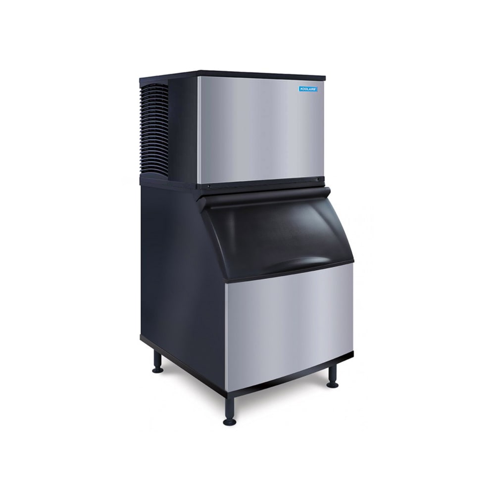 Koolaire KDT0500W/K400 533 lb KDT Series Full Cube Ice Machine w/ Bin - 365 lb Storage, Water Cooled, 115v