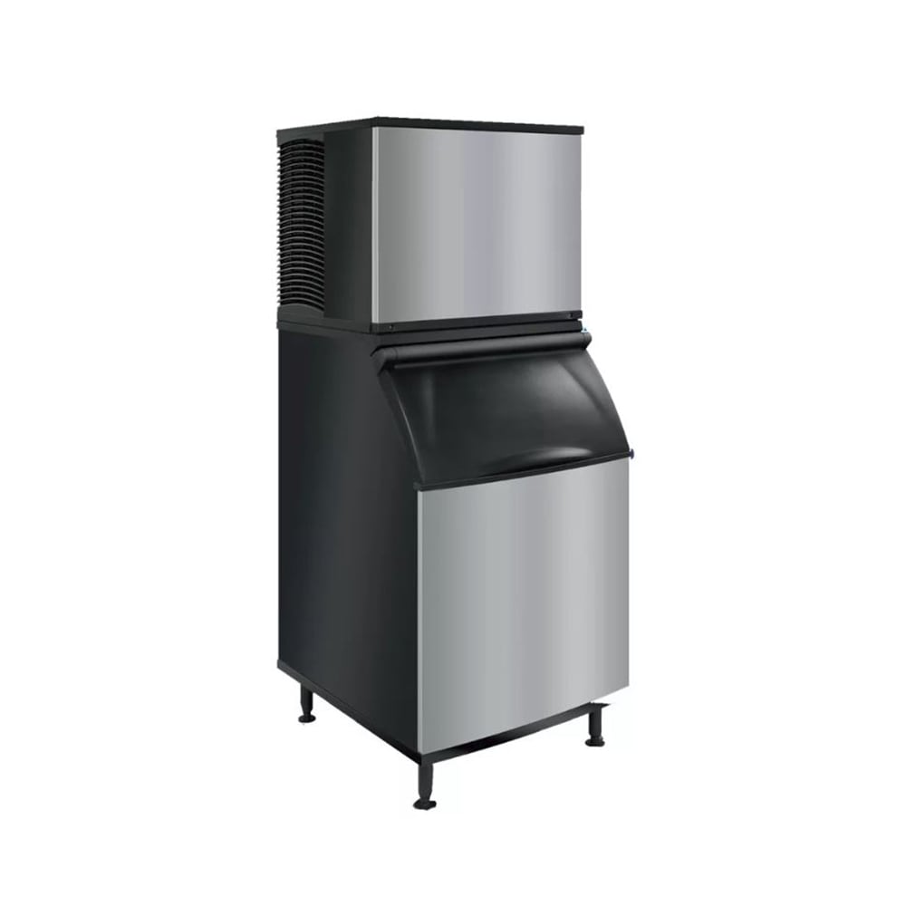 Koolaire KDT0700A/K970 675 lb KDT Series Full Cube Ice Machine w/ Bin - 882 lb Storage, Air Cooled, 208-230v
