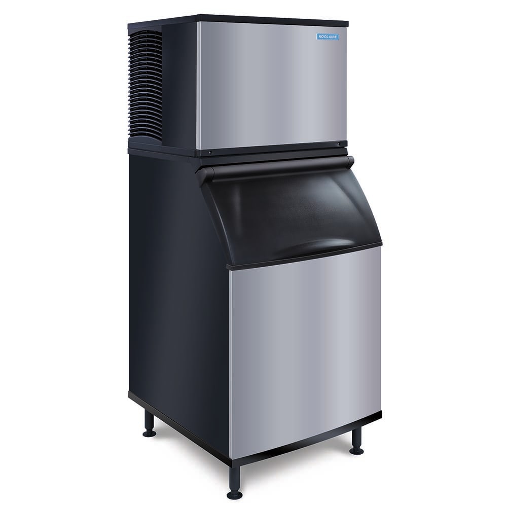 Koolaire KDT0700W/K570 660 lb KDT Series Full Cube Ice Machine w/ Bin - 532 lb Storage, Water Cooled, 208-230v