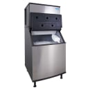 Koolaire KYT0400A/K570 450 lb KYT Series Half Cube Ice Machine w/ Bin - 532 lb Storage, Air Cooled, 115v thumbnail 4