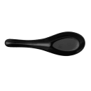 Elite Global Solutions 5 1/2" Melamine Soup Spoon, Black (020-3-B) thumbnail 2