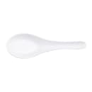 Elite Global Solutions 5 3/8" Melamine Soup Spoon, White (020-3-W) thumbnail 2