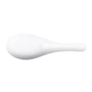Elite Global Solutions 5 3/8" Melamine Soup Spoon, White (020-3-W) thumbnail 4