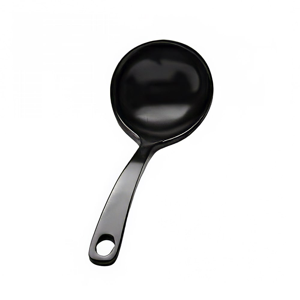 Elite Global Solutions 6 5/8" Melamine Soup Spoon, Black (114-B)