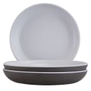 Elite Global Solutions 10 1/4" Round Melamine Dinner Plate, Chocolate/White (B1025R2T-WS/CH) thumbnail 4