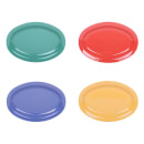 Elite Global Solutions 10" Oval Melamine Dinner Plate, Assorted Colors (B106OV-MIX) thumbnail 2