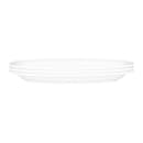 Elite Global Solutions 10" x 6 3/4" Oval Melamine Dinner Plate - White (B106OV-W) thumbnail 6