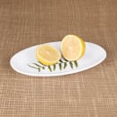 Elite Global Solutions 10" x 6 3/4" Oval Melamine Dinner Plate - White (B106OV-W) thumbnail 7