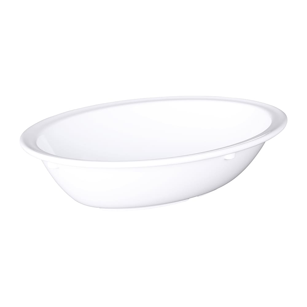 Elite Global Solutions 32 oz Oval Melamine Serving Bowl, White (B107OV-W)