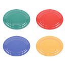 Elite Global Solutions 12" x 9" Rectangular Rio Platter - Melamine, Assorted Colors (B129OV-MIX) thumbnail 2