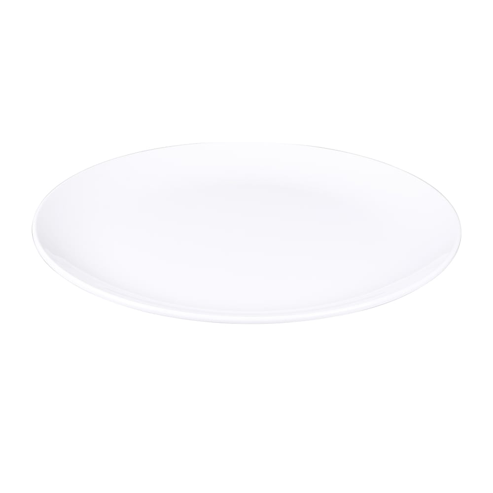 Elite Global Solutions 14" Round Melamine Dinner Plate, White (B14-W)
